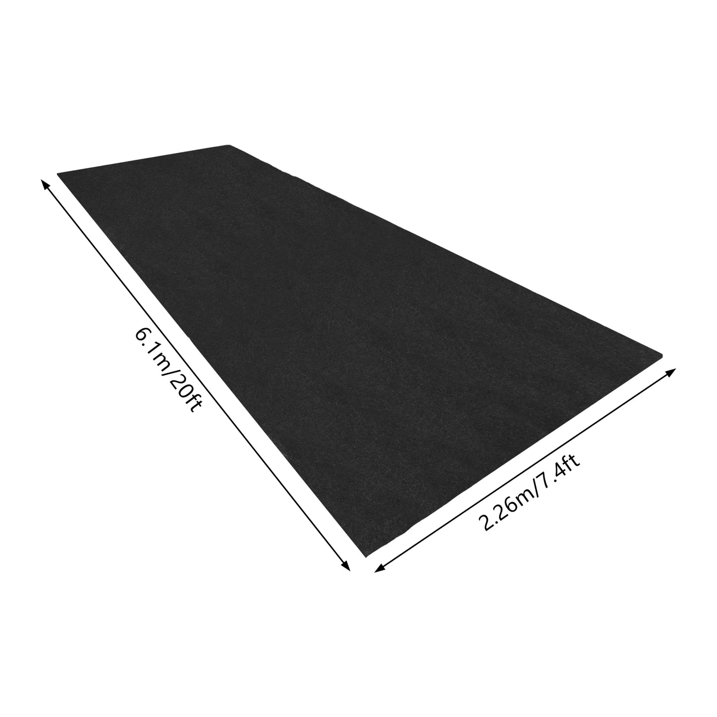 Garage Non-Slip Floor Mat Non-Woven PE Waterproof Protection