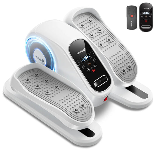 UMAY Compact Under Desk Elliptical Machine 12 Speed