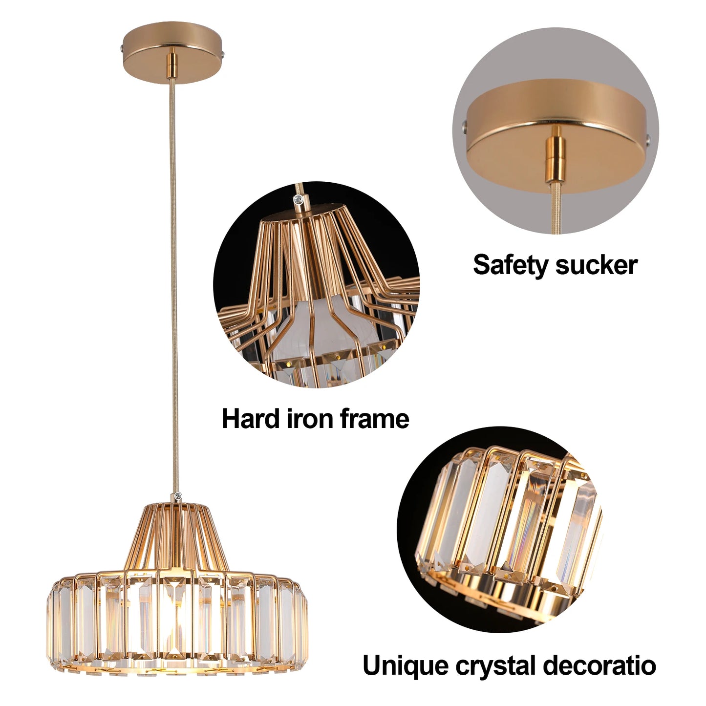 VETRULUS Modern Nordic Pendant Light E27 Led Ceiling