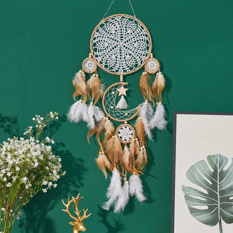 Dream Catcher Wall Decor Moon Dream Bohemian Bedroom
