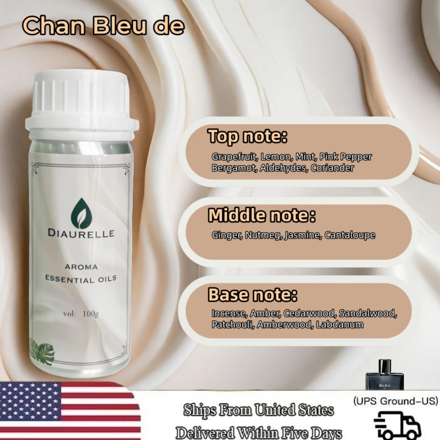 Santal 33 Essential Oil 100ml Pure Plant Extract For Aroma Diffuser