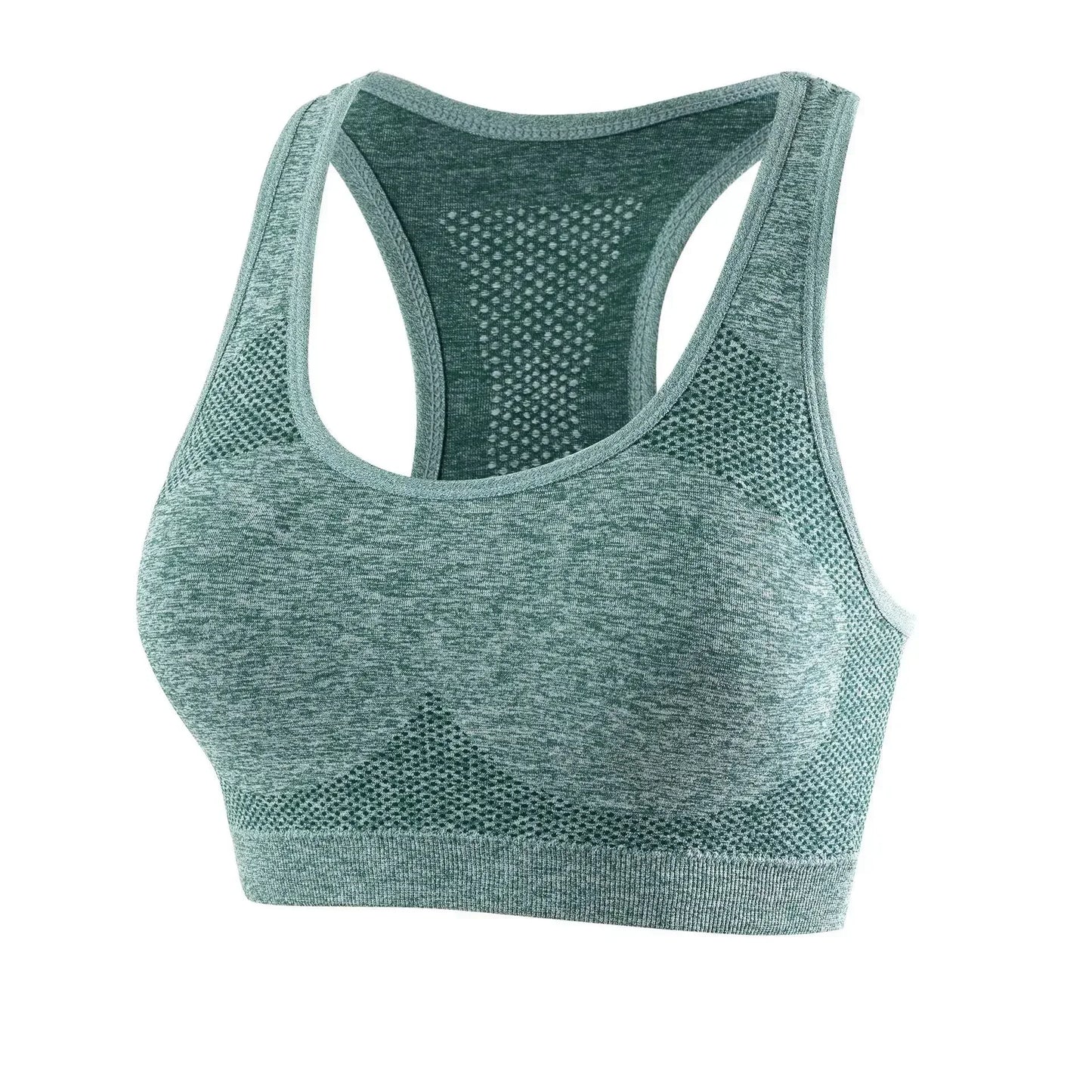 Women Yoga Set With Breathable Quick Dry Seamless Sports Bra And Shorts