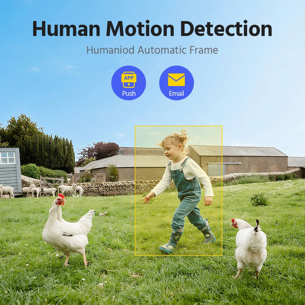 ANNKE 4MP Solar Wireless Security Cameras With 4CH NVR