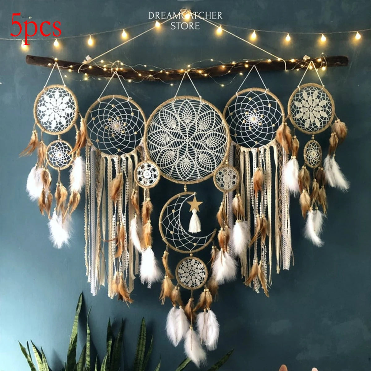 Dream Catcher Wall Decor Moon Dream Bohemian Bedroom