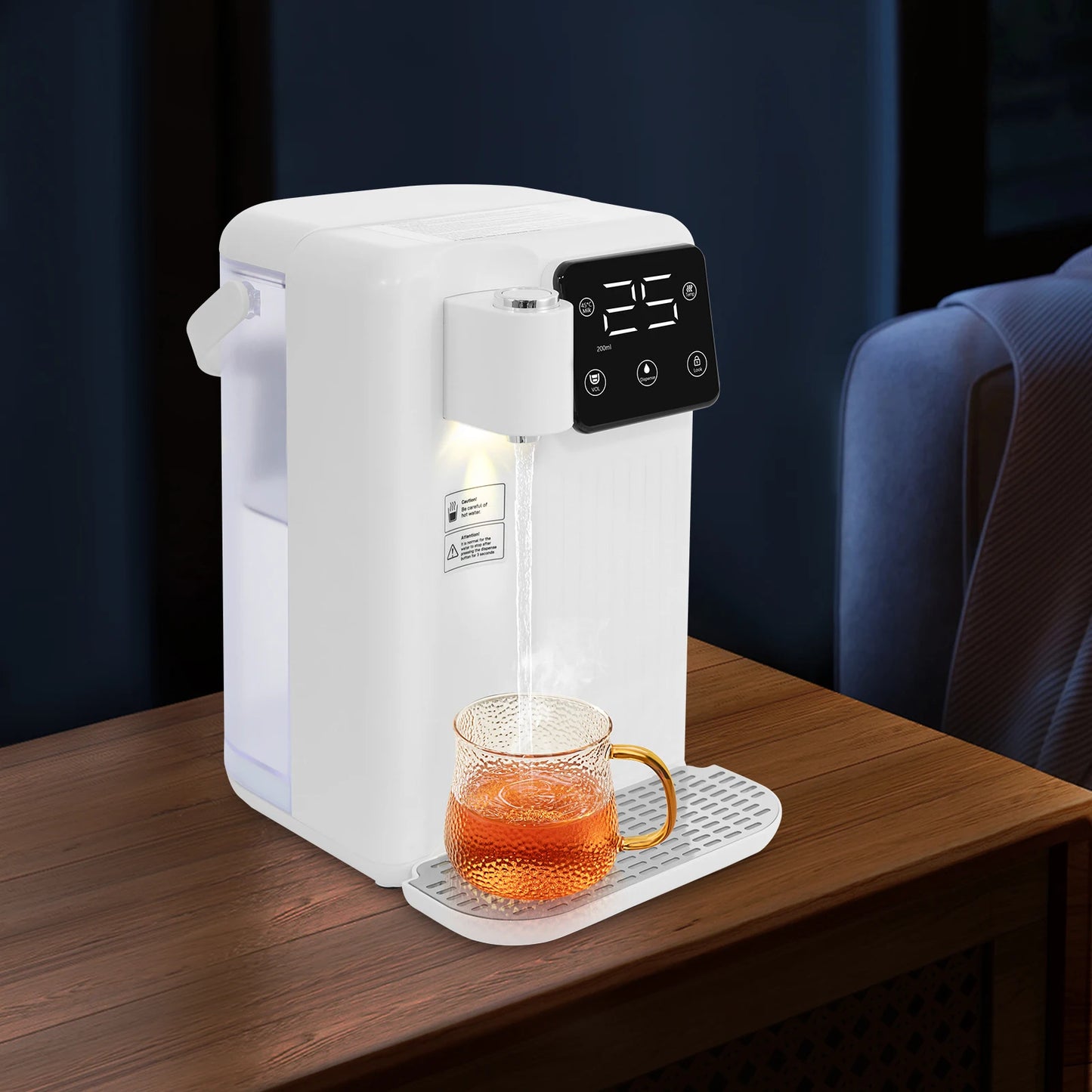 3L Instant Hot Water Dispenser With LED Panel Temperature Adjustable