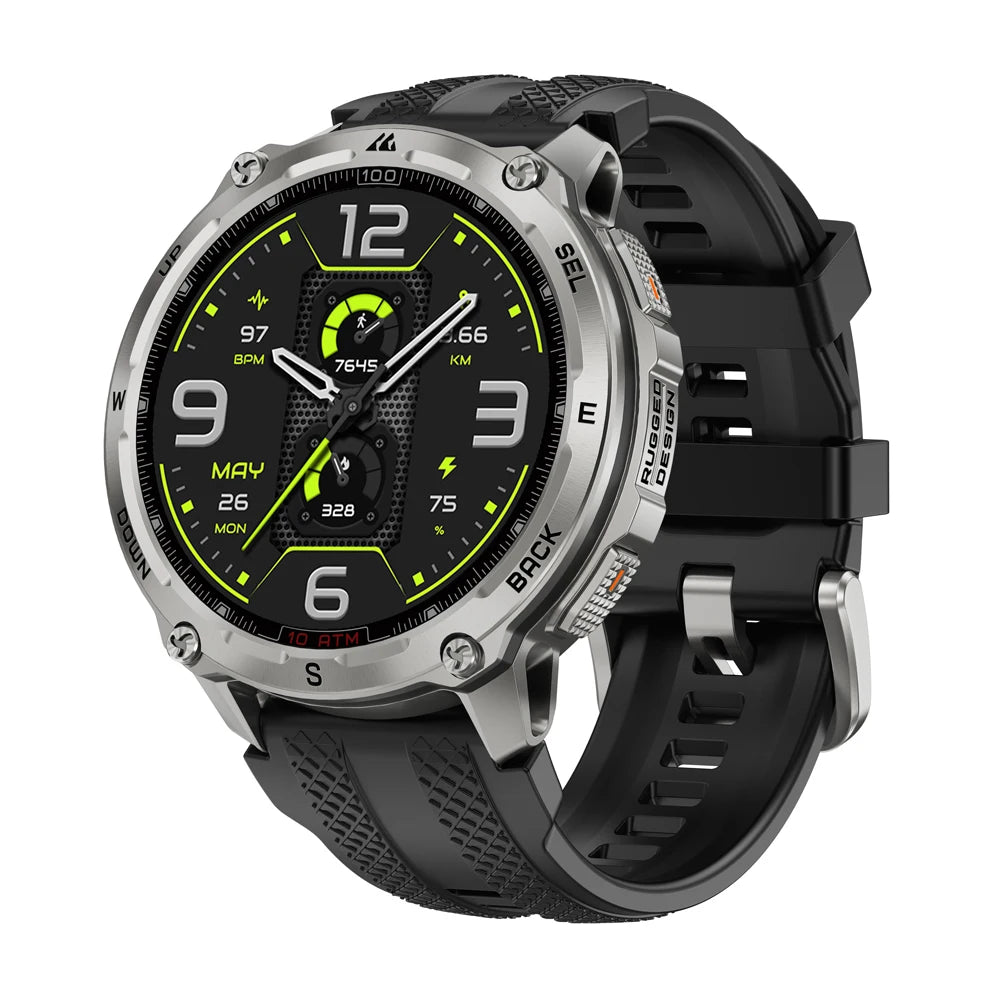 KOSPET Tank T4 Smartwatch With GPS And Heart Rate Tracking