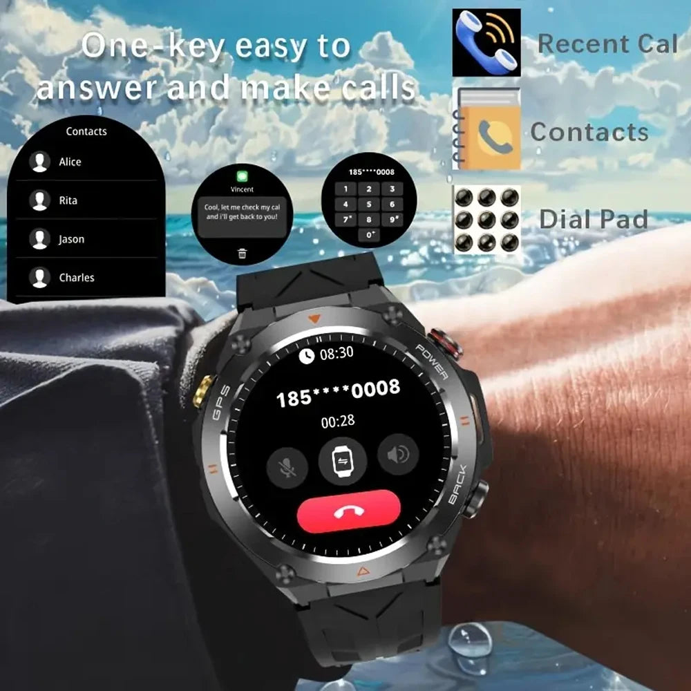 SENBONO GPS Smartwatch With Built-In GPS And Bluetooth Calling