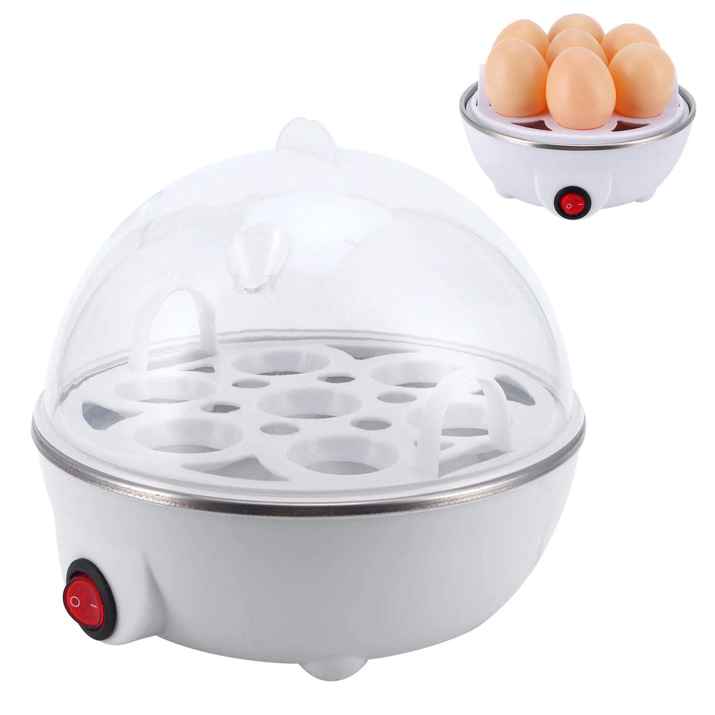 Romellar Electric Egg Boiler Multifunctional Cooker Poacher