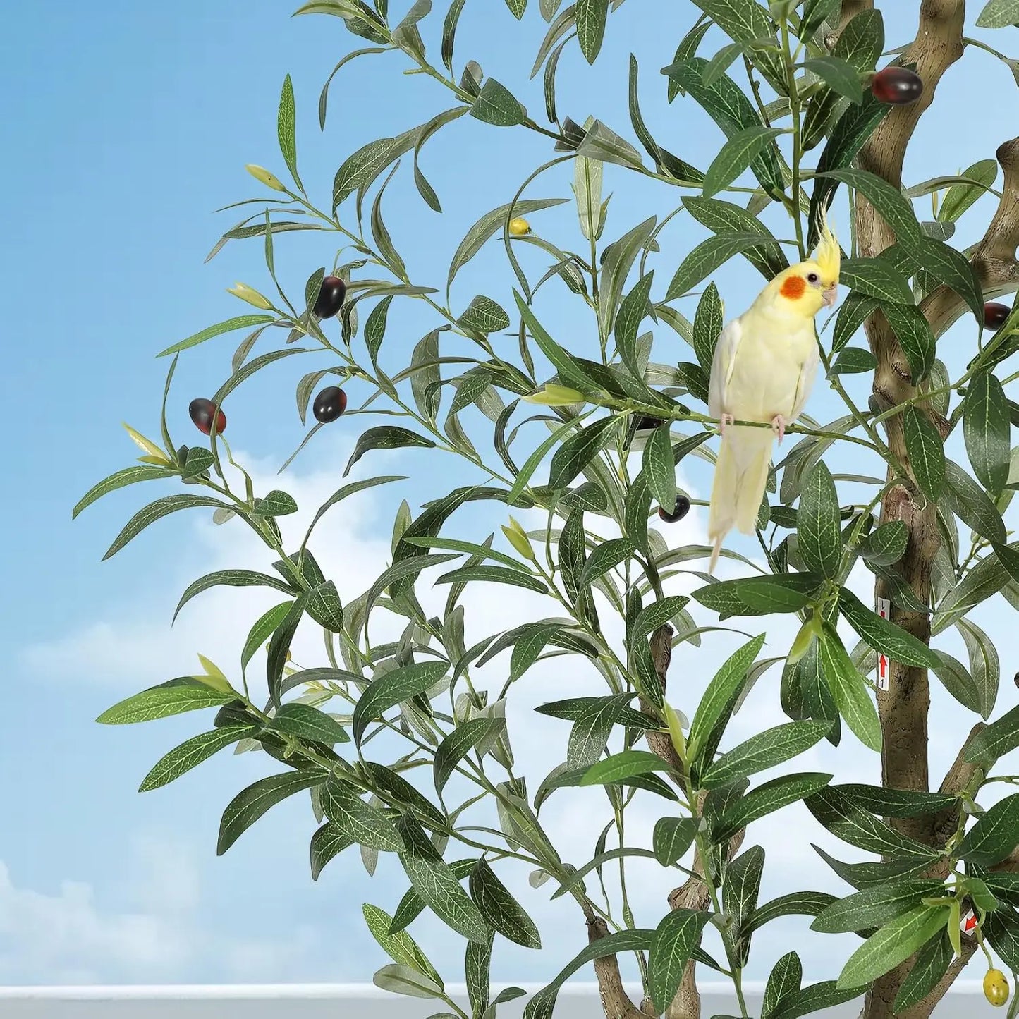 HiMISS Olive Trees Artificial Indoor Potted Plant For Home Decor
