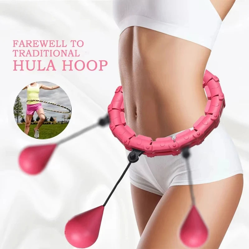 Smart Weighted Hula Hoop With 24 Detachable Links For Adults