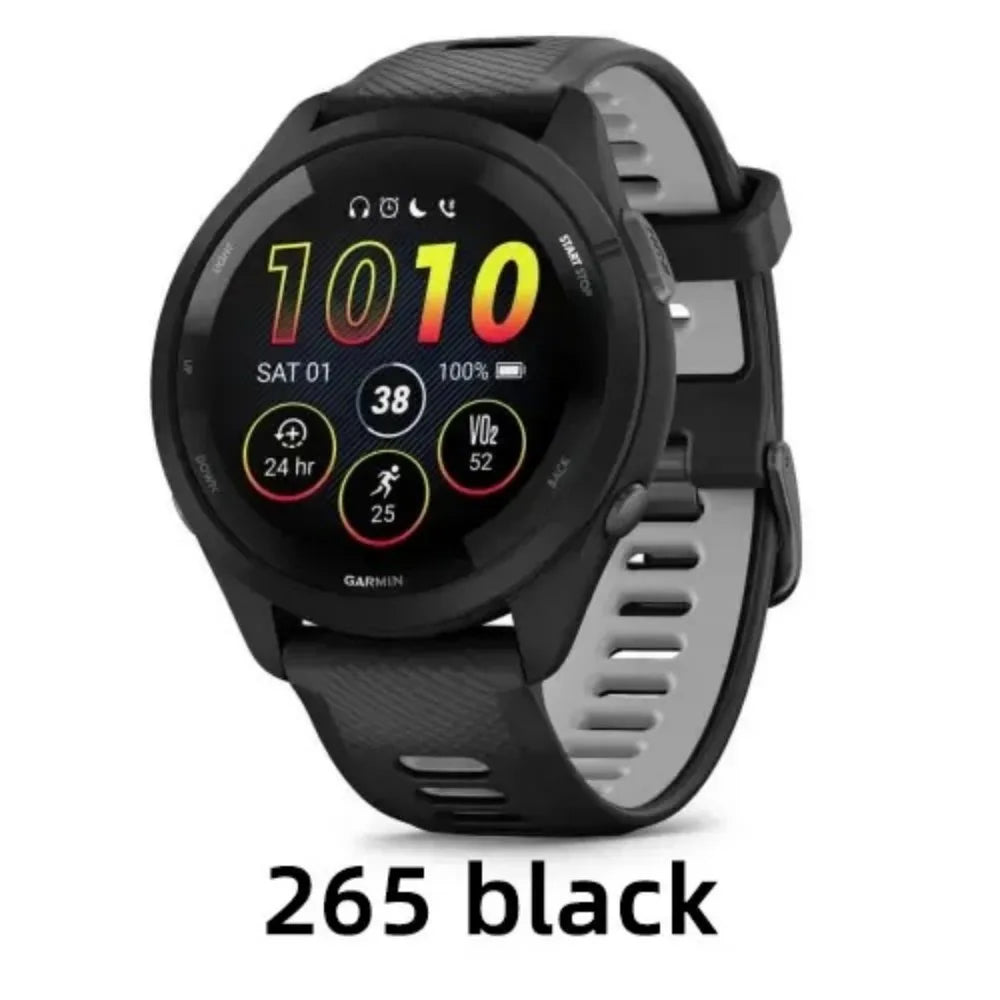 Garmin Forerunner 265 Multiband GPS Smartwatch Navigation And Health Tracking