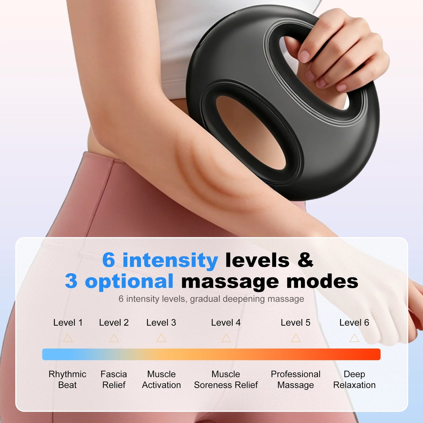 Leercon Portable Fascia Ring Massager For Deep Muscle Relief