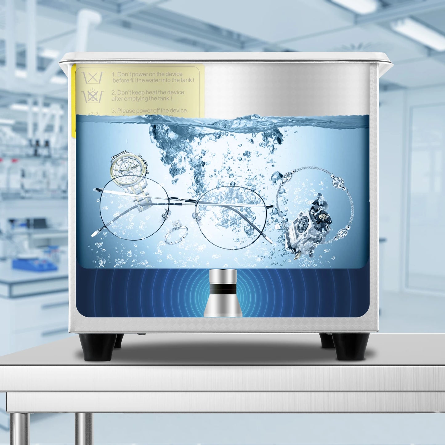 SucceBuy Ultrasonic Cleaner Portable Dishwashing With Timer