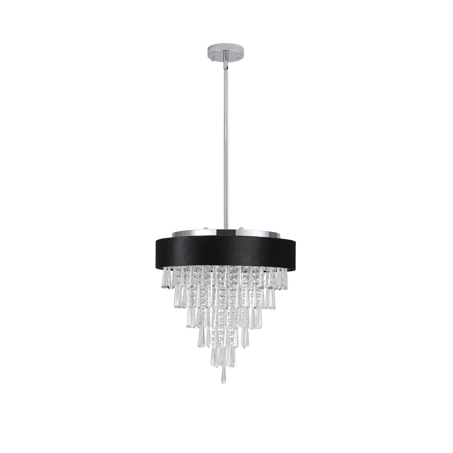LONGREE Modern Crystal Chandelier Pendant Light for Dining Living Room