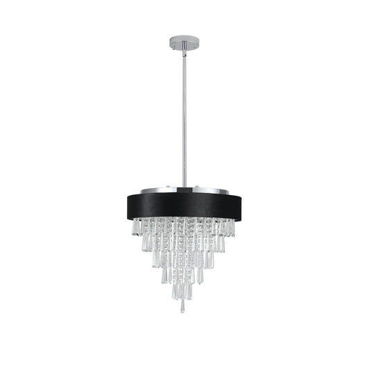 LONGREE Modern Crystal Chandelier Pendant Light for Dining Living Room