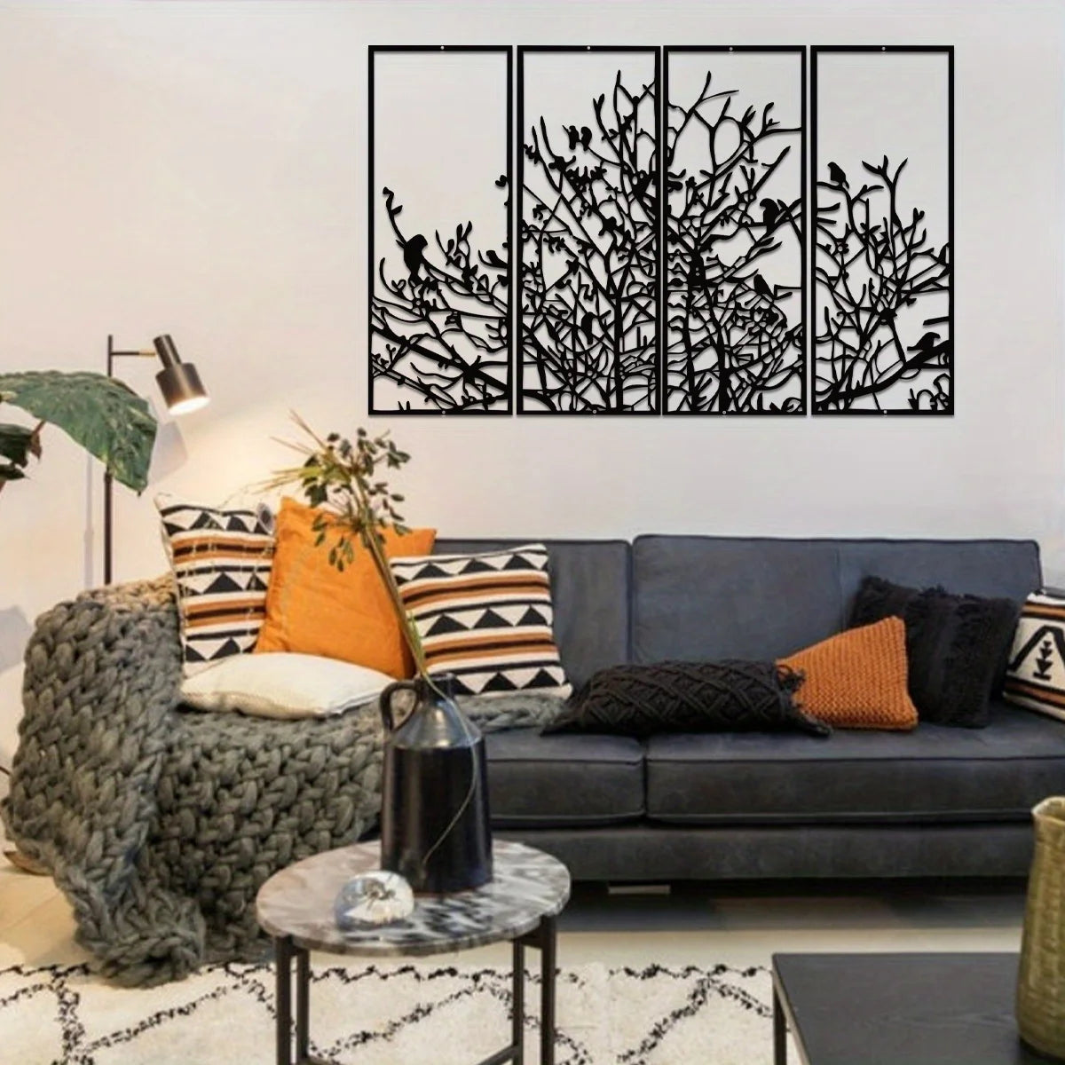 Tree Of Life Wall Decor Metal Sculpture For Modern Homes