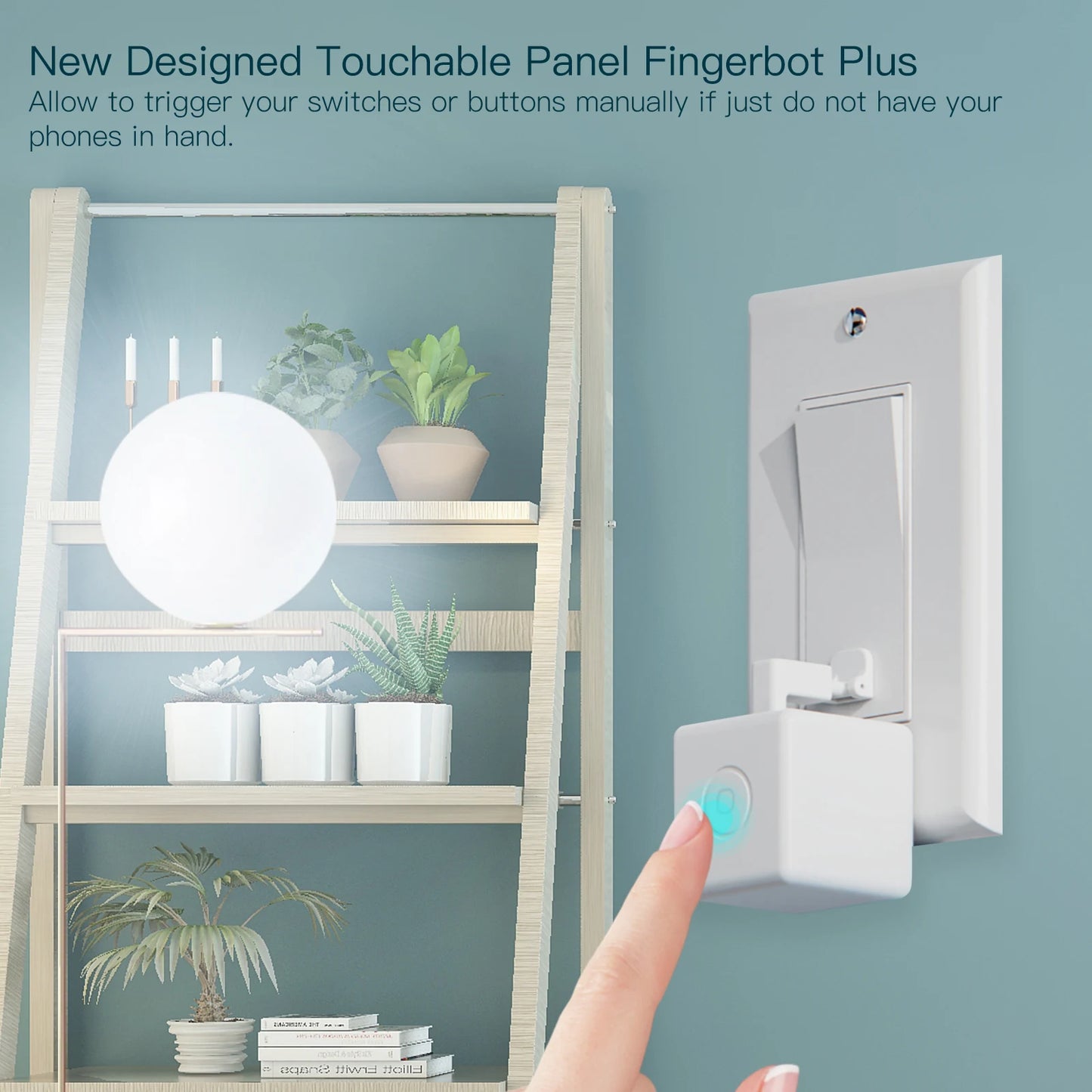 MOES Tuya Smart Bluetooth Fingerbot Switch With Voice Control