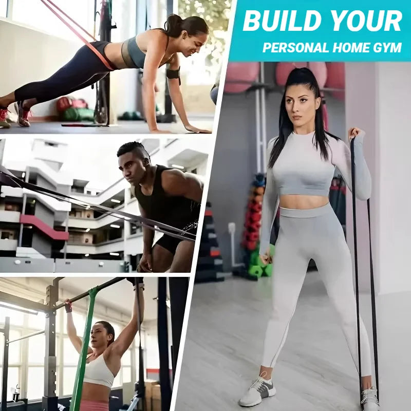 TPE Elastic Resistance Band Set For Full Body Strength Training