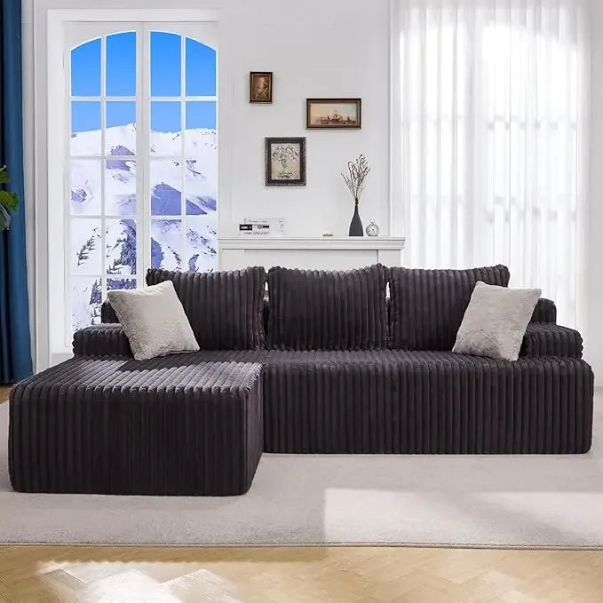 Cloud Modular Sectional Sofa L Shape Memory Foam Chaise