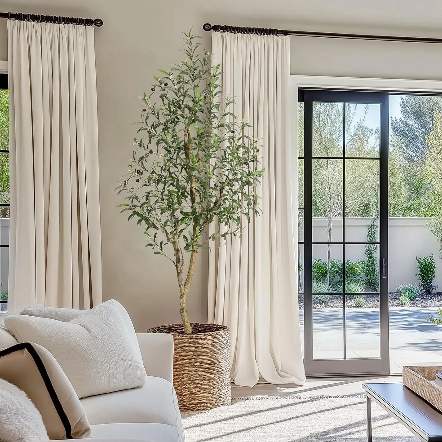 HiMISS Olive Trees Artificial Indoor Potted Plant For Home Decor