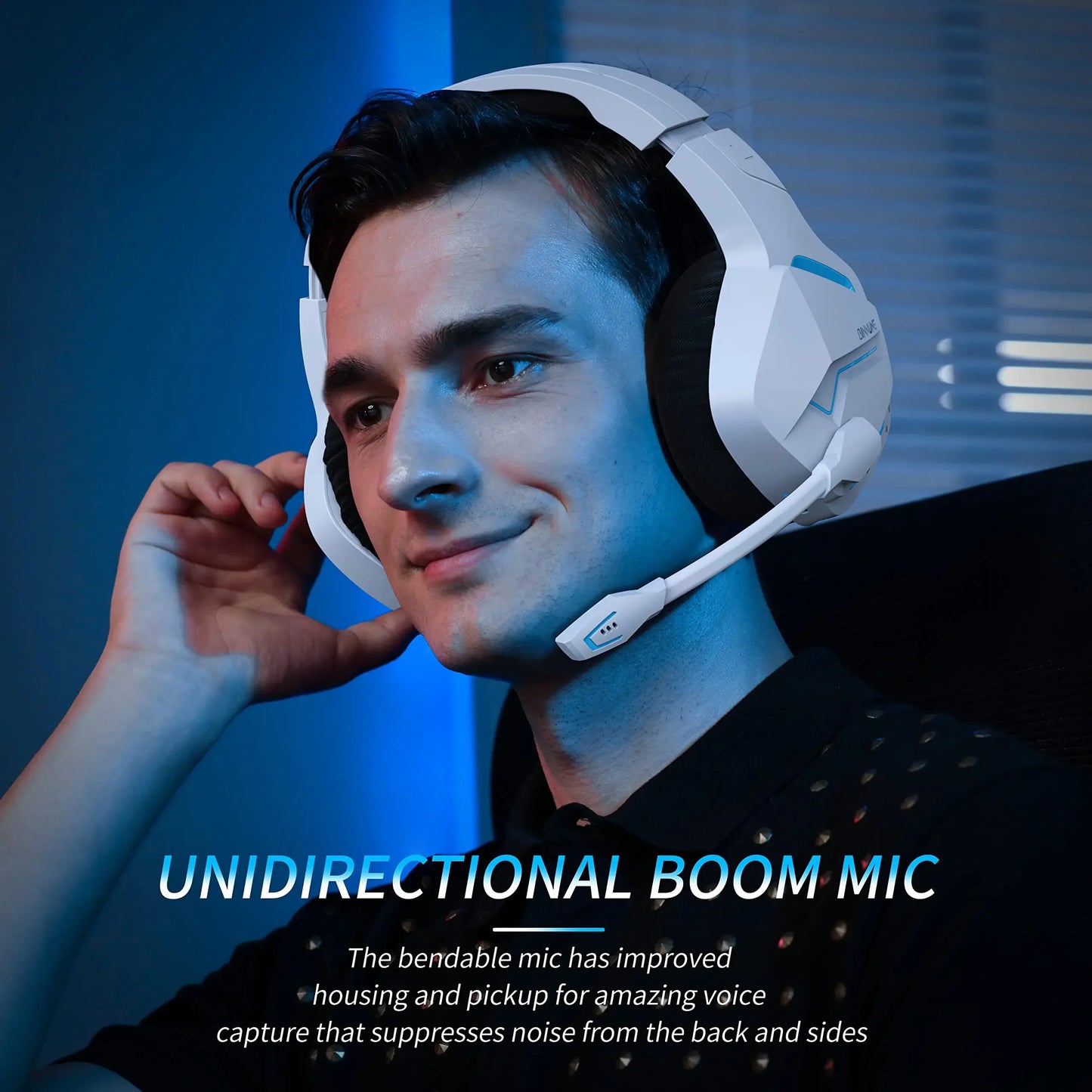 BINNUNE BW01 Wireless Gaming Headset With Microphone PC PS4 PS5