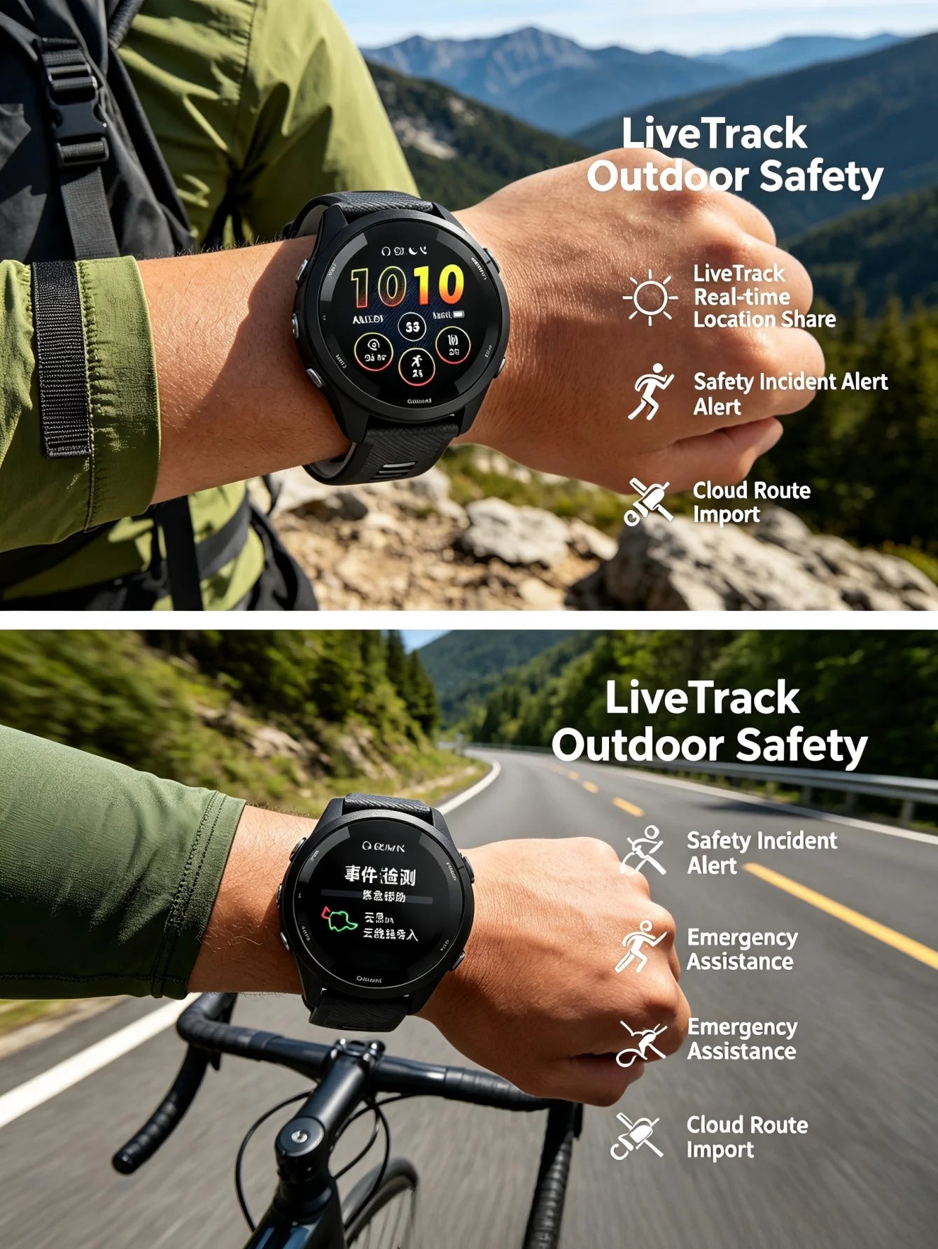 Garmin Forerunner 265 Multiband GPS Smartwatch Navigation And Health Tracking