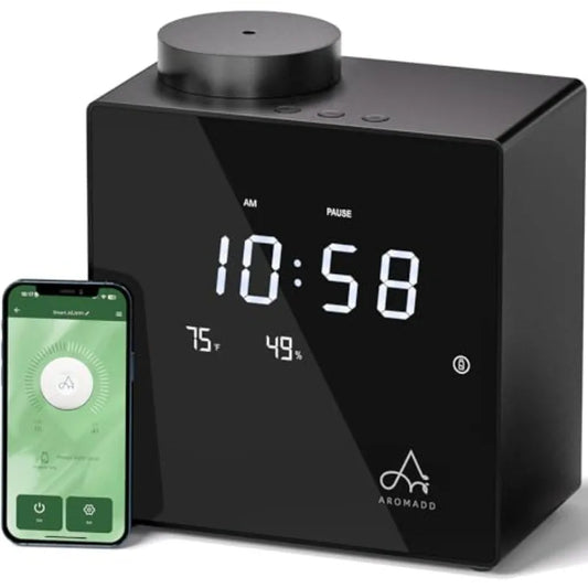 Smart Waterless Diffuser For Home And Large Rooms With Clock