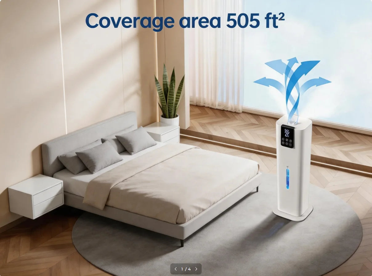 Smart Humidifier For Bedroom And Large Rooms With App Control