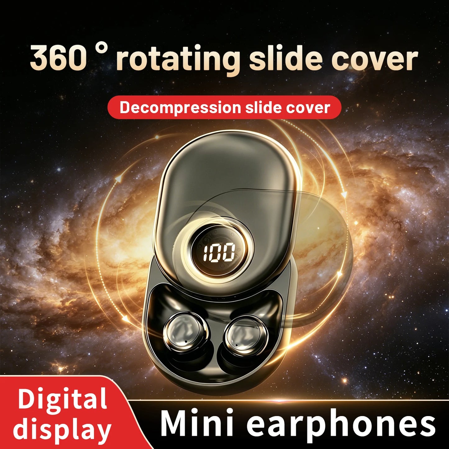 Shuke Bluetooth Wireless Sleep Earbuds With Active Noise Canceling