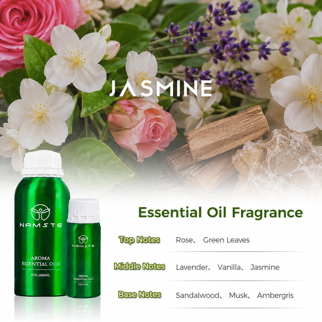 Namste Jasmine Room Fragrance Essential Oil For Home And Office