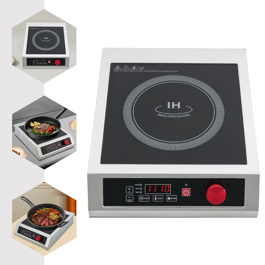 Sweetmile Y14 3500W Stainless Steel Induction Cooktop 110V