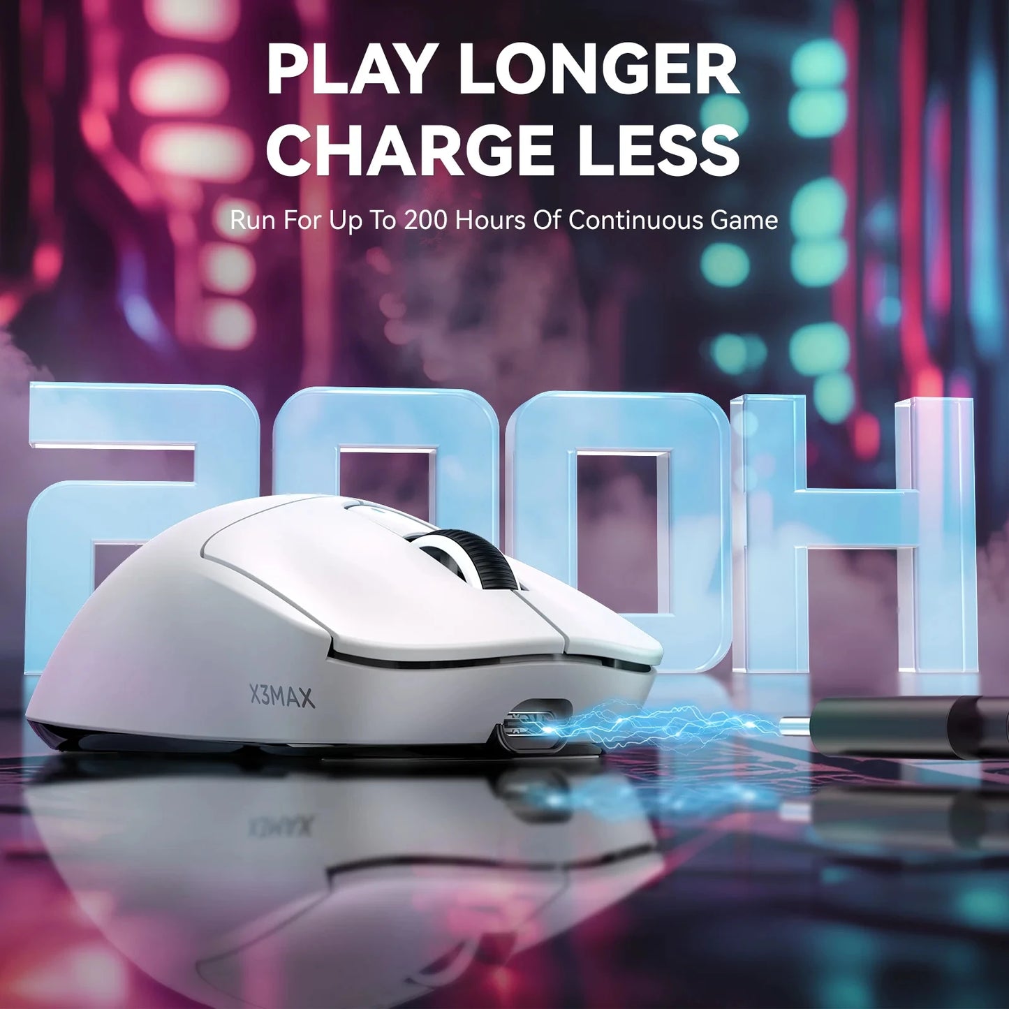 Attack Shark X3MAX Wireless Gaming Mouse With PAW3950 Sensor