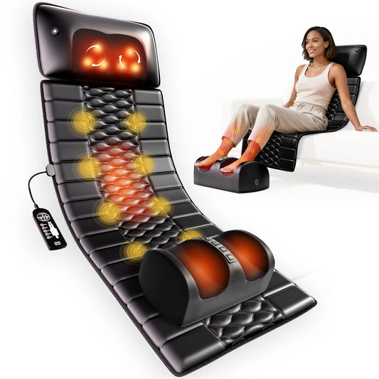 HIMOUTA Shiatsu Massage Mat With Heat and 9 Intensity Levels