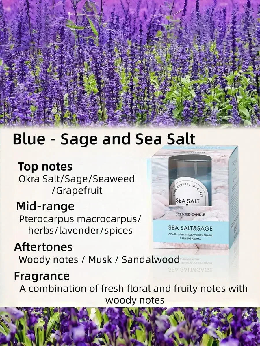Long-Lasting Aromatherapy Candles In Smokeless Glass Jars
