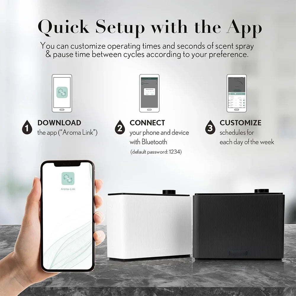 NAMSTE 4000m3 Smart Diffuser For Home Spa Bluetooth App