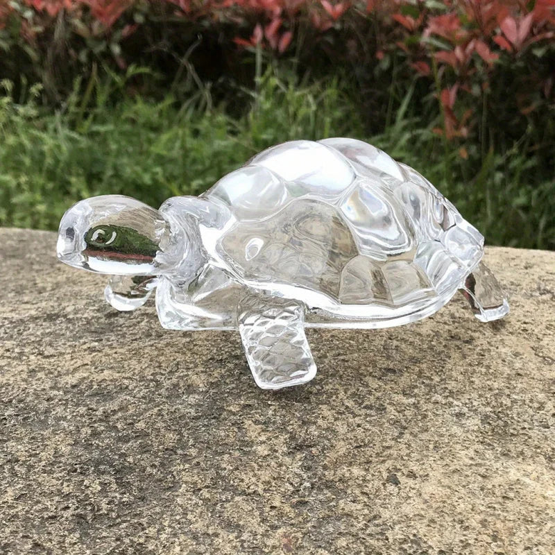 Plastic Turtle Ornament Mini Statue For Home Office Decor