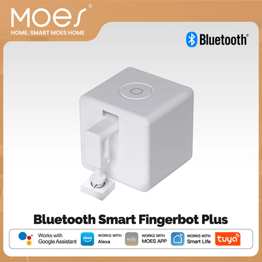 MOES Tuya Smart Bluetooth Fingerbot Switch With Voice Control