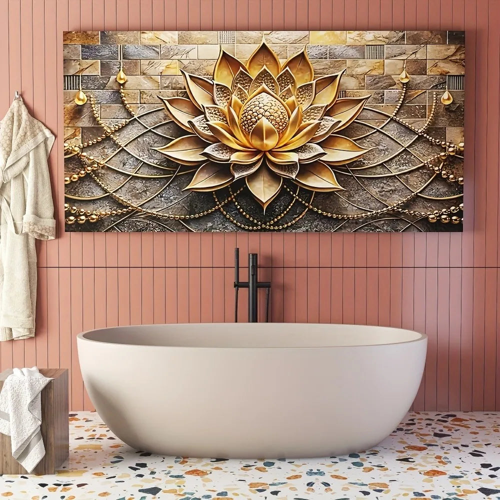 Modern Abstract Floral Canvas Art For Interior Decor