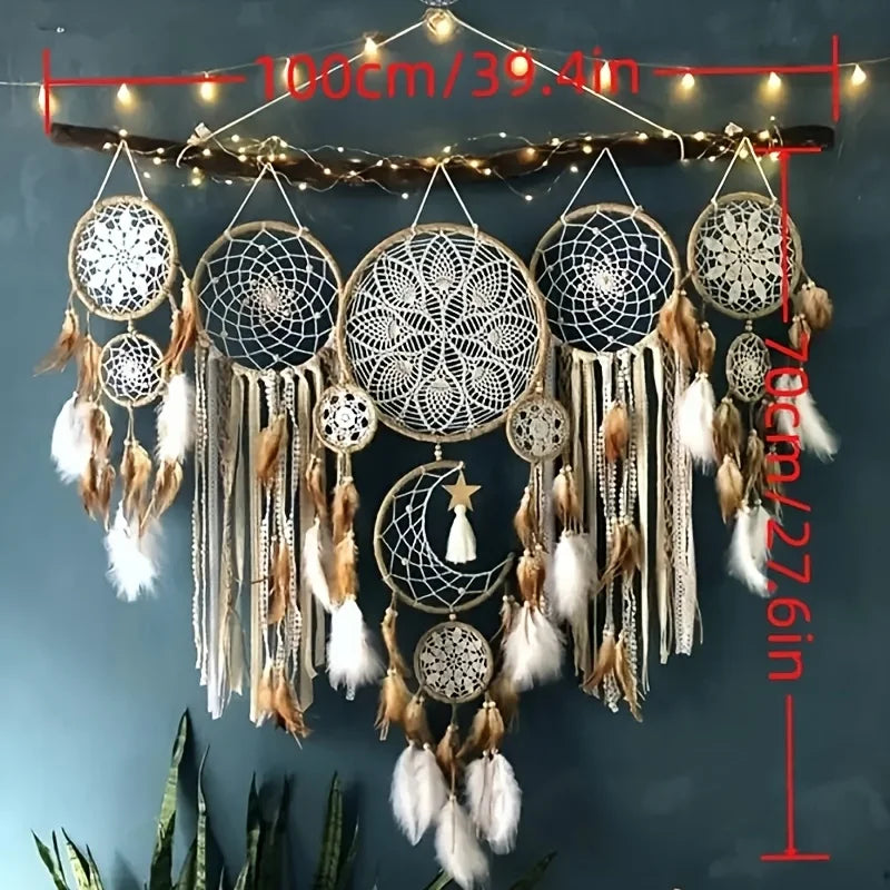 Dream Catcher Wall Decor Moon Dream Bohemian Bedroom