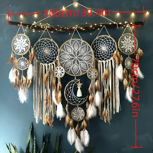 Dream Catcher Wall Decor Moon Dream Bohemian Bedroom