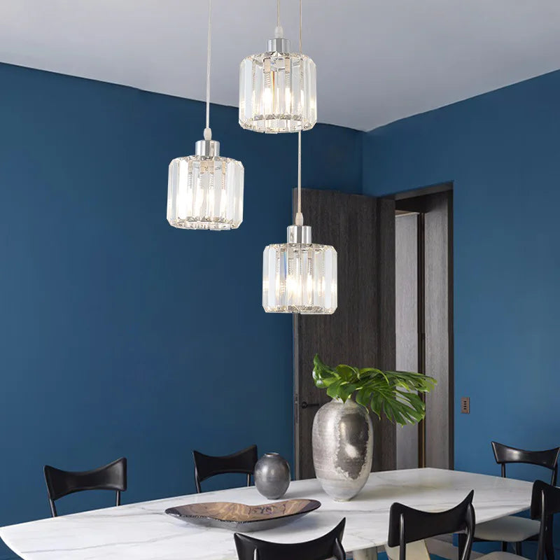VETRULUS Modern Crystal Ceiling Lamp Minimalist Chandelier